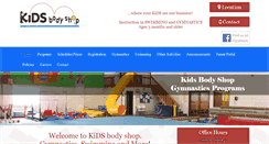 Desktop Screenshot of kidsbodyshop.com